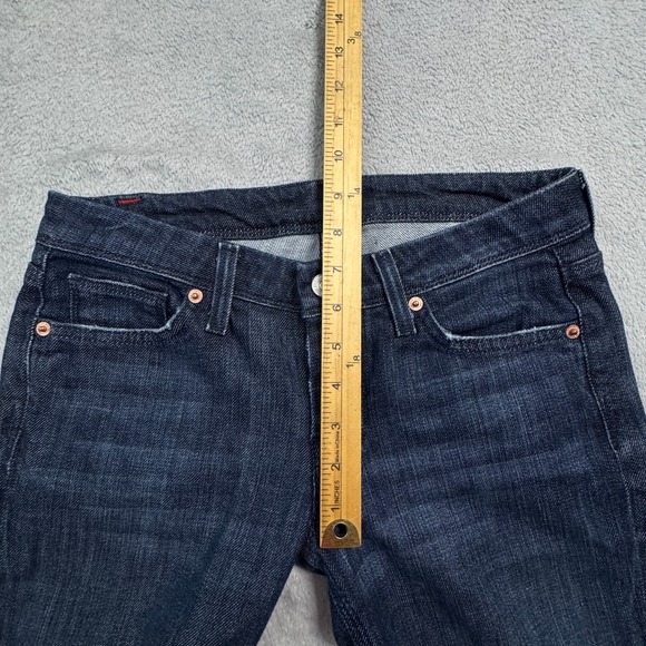 7 For All Mankind Flynt Bootcut Dark Wash Jeans Women's Size 26 Great Condition! - Picture 8 of 9